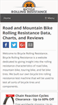 Mobile Screenshot of bicyclerollingresistance.com
